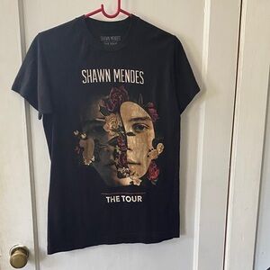 Shawn Mendes Black Graphic Tour Tee